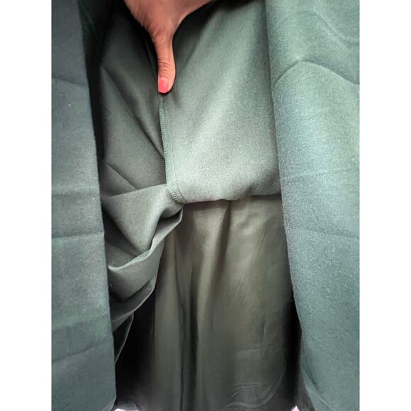 Mondi Wool Blend Pleated Midi Skirt Sz 38 (US 8)Green A-Line Made in Germany VTG - Picture 5 of 5